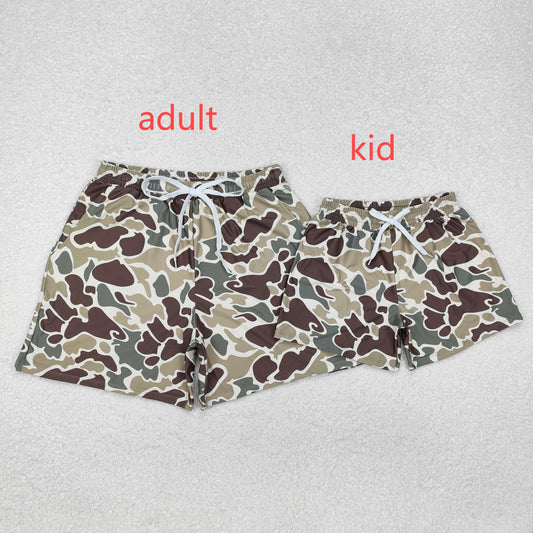 RTS NO MOQ Baby Boys Camouflage Swim Trunks Swimsuits