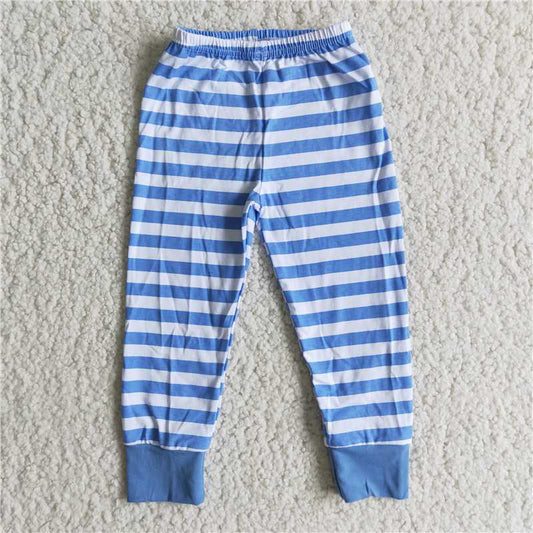 RTS SALES NO MOQ G2-10; Blue striped trousers