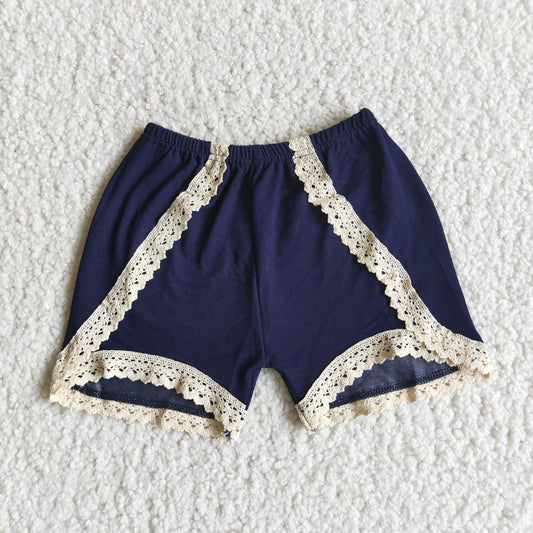 G2-12-5., Navy blue lace shorts