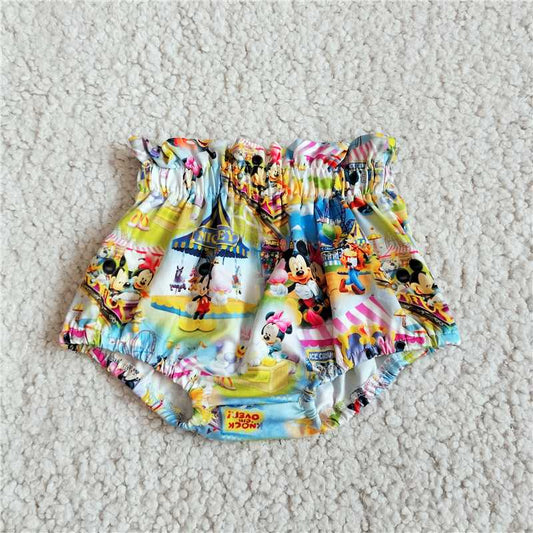 G5-8-2*..' Mickey Mouse yellow green thong