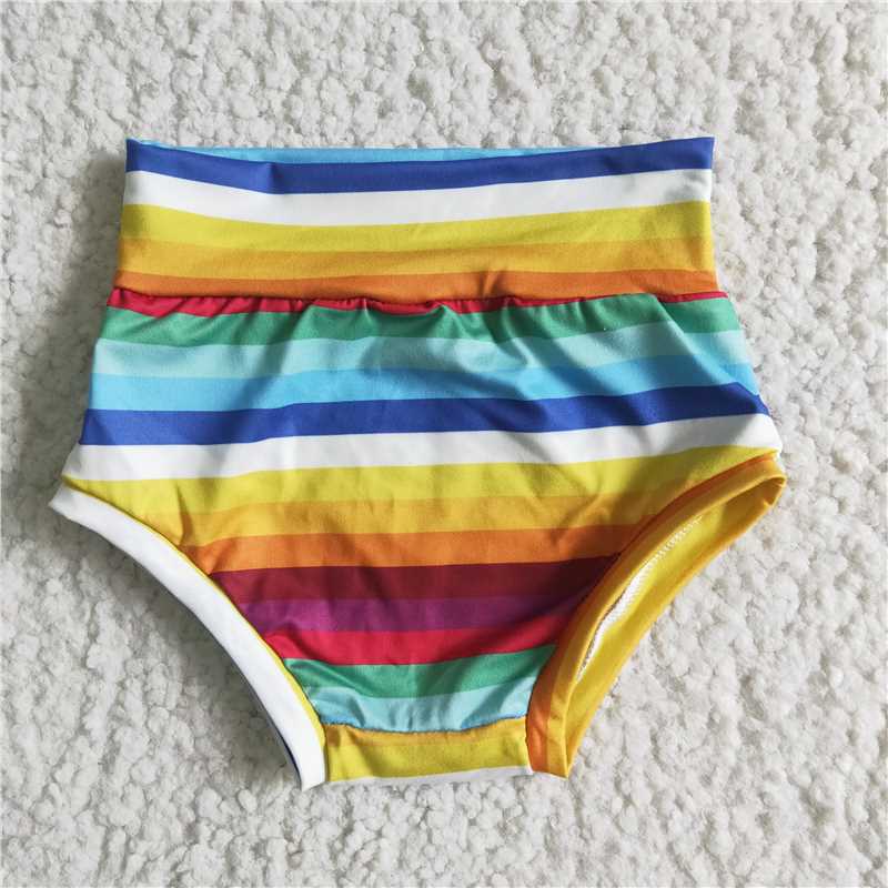 G4-16-2/ Colorful horizontal striped thong