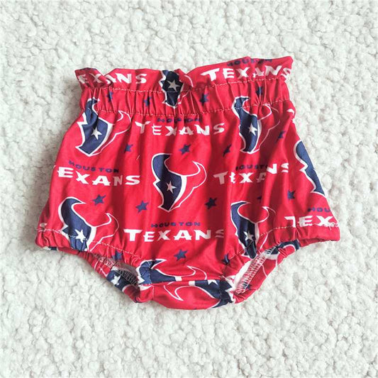 G4-24-1- Red Thong with Bull Head Letters and Stars