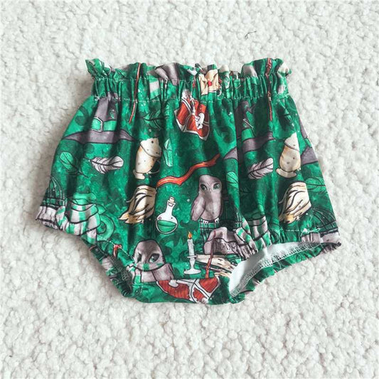 G4-24-1;' Bird Potion Dark Green Thong