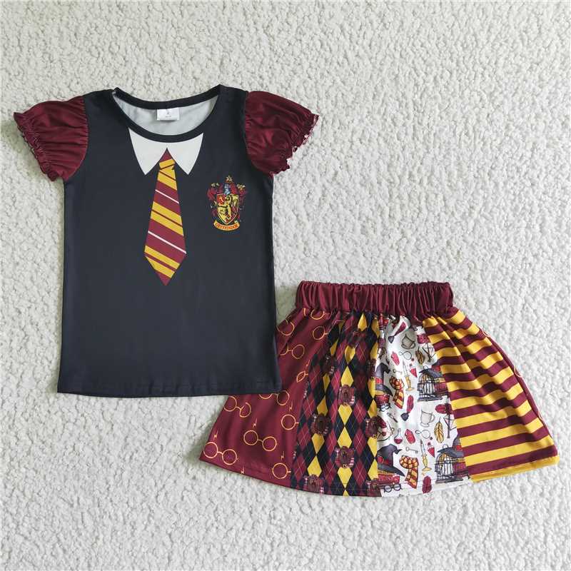 RTS NO MOQ baby boy girls Harry Potter short-sleeved shorts suit & short-sleeved sets and romper