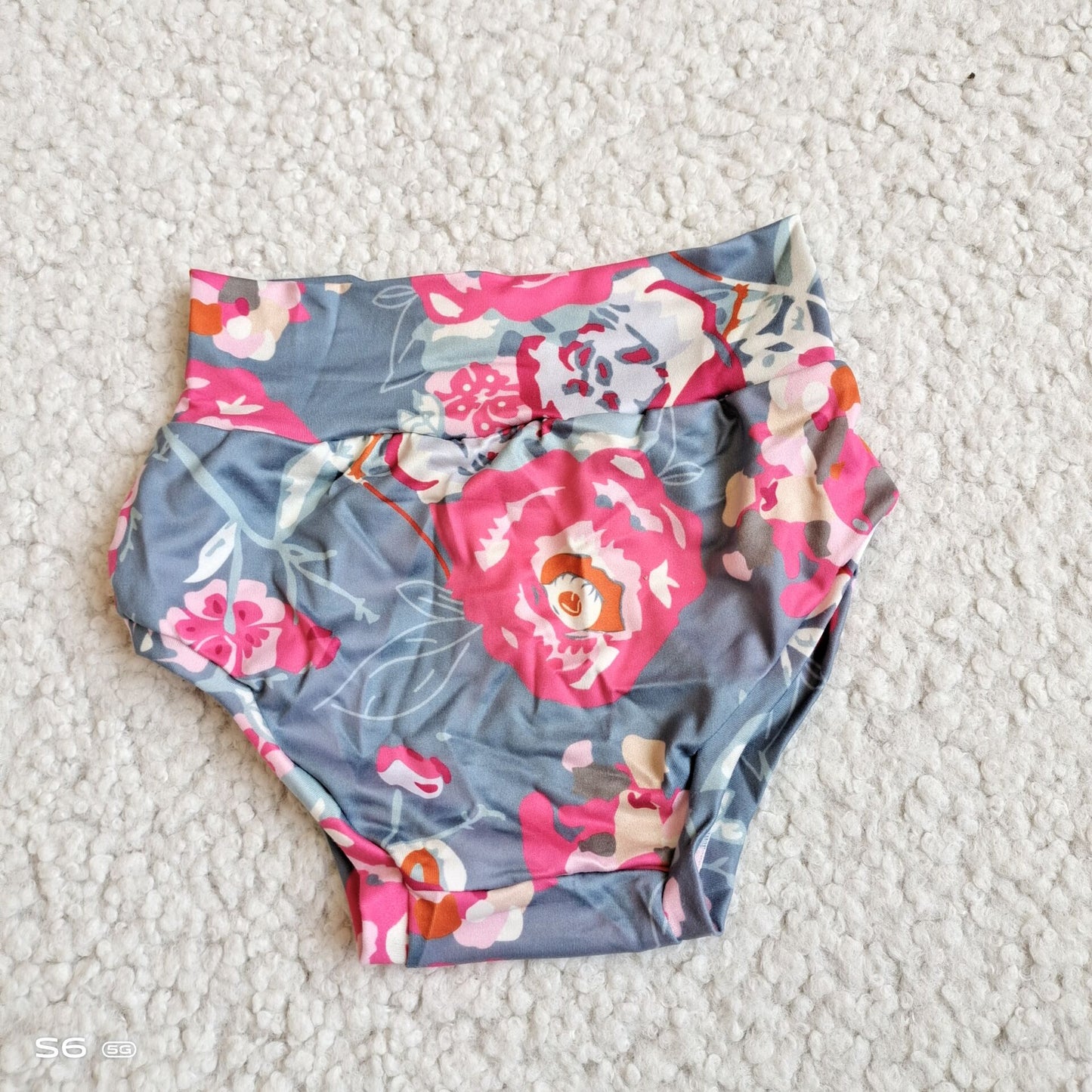 G2-4-9*../ Rose pink floral thong