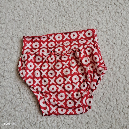 G2-4-3* XO red and white thong