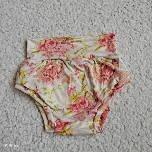 G2-4-3'.; Pink flower beige thong