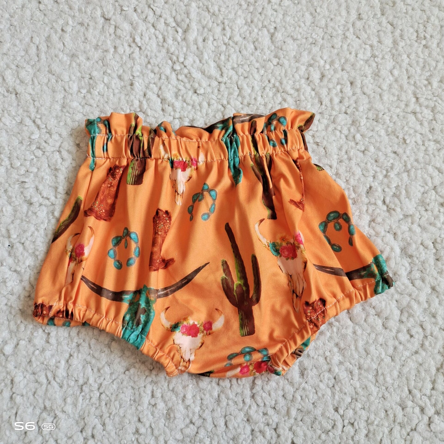 G5-12-3;/ Bullhead water drop cactus orange thong