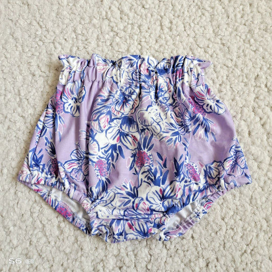 G5-8-2*= Blue floral purple thong