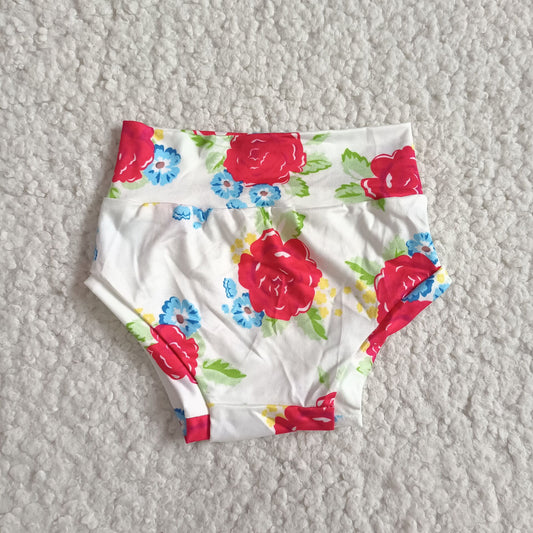 G5-8-4*- Red rose and blue flower thong