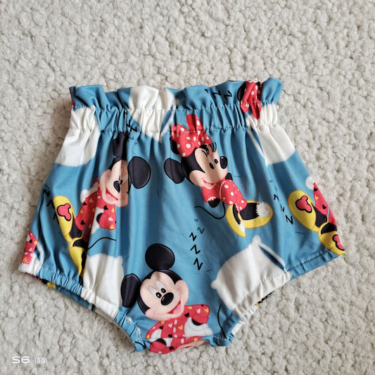 G5-8-6*; Mickey Mouse White Pillow Thong