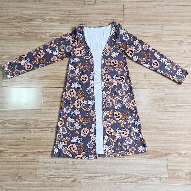 rts no moq GT0043 Adult Girls' Ghost Flower Bat Long Sleeve Cardigan Jacket