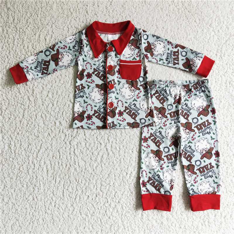 RTS NO MOQ GLP0291 GLP0216 BLP0115 BLP0079 Western cowboy style boys and girls long sleeve suit