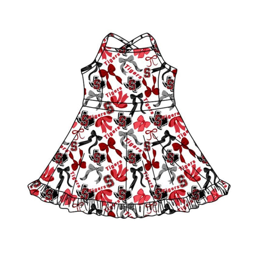 PRE ORDER Deadline July 19 custom no moq kids clothing Bowknot skirt with large hem