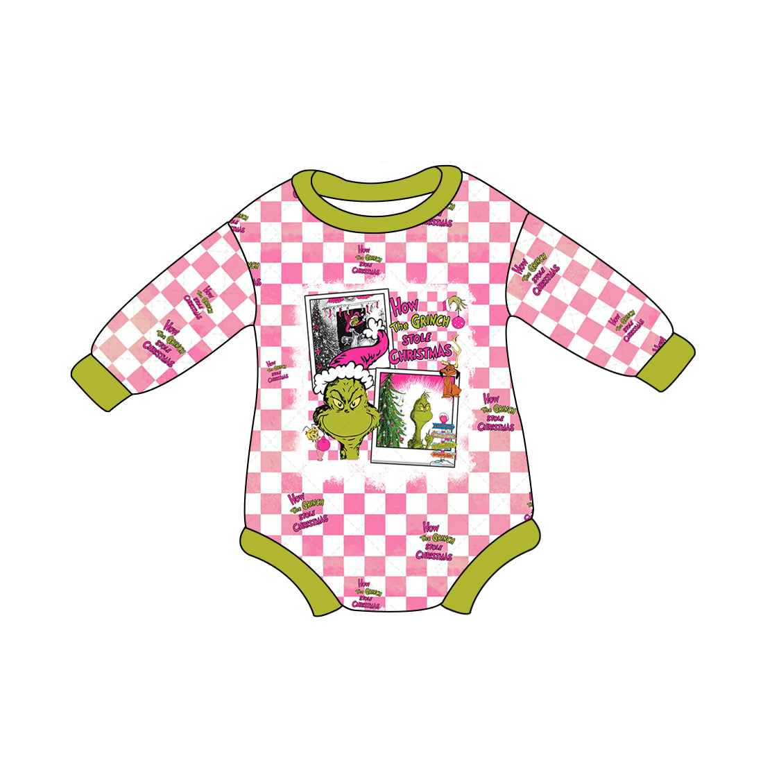 8.12 custom each style moq 5 eta 4-6week Sibling Sister baby girls clothes Christmas pink long sleeve top and long sleeve romper match family design