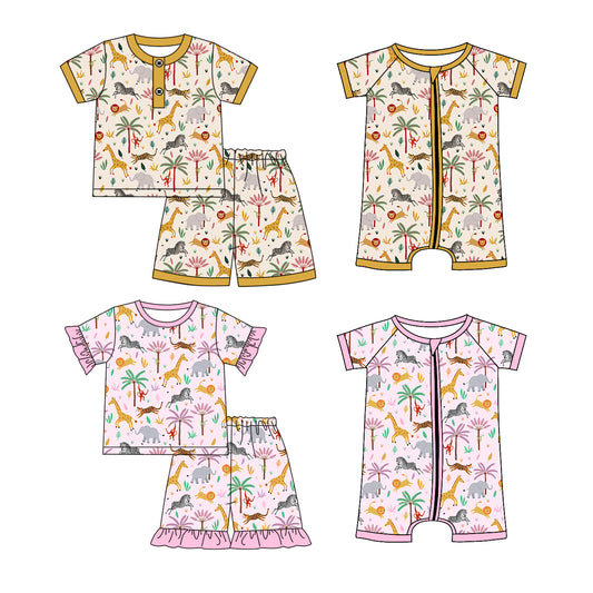 1.25 custom each style moq 5eta 4-6week Sibling Sister baby girl short sleeve shorts sets and sets 2 and boy romper and girl romper match design