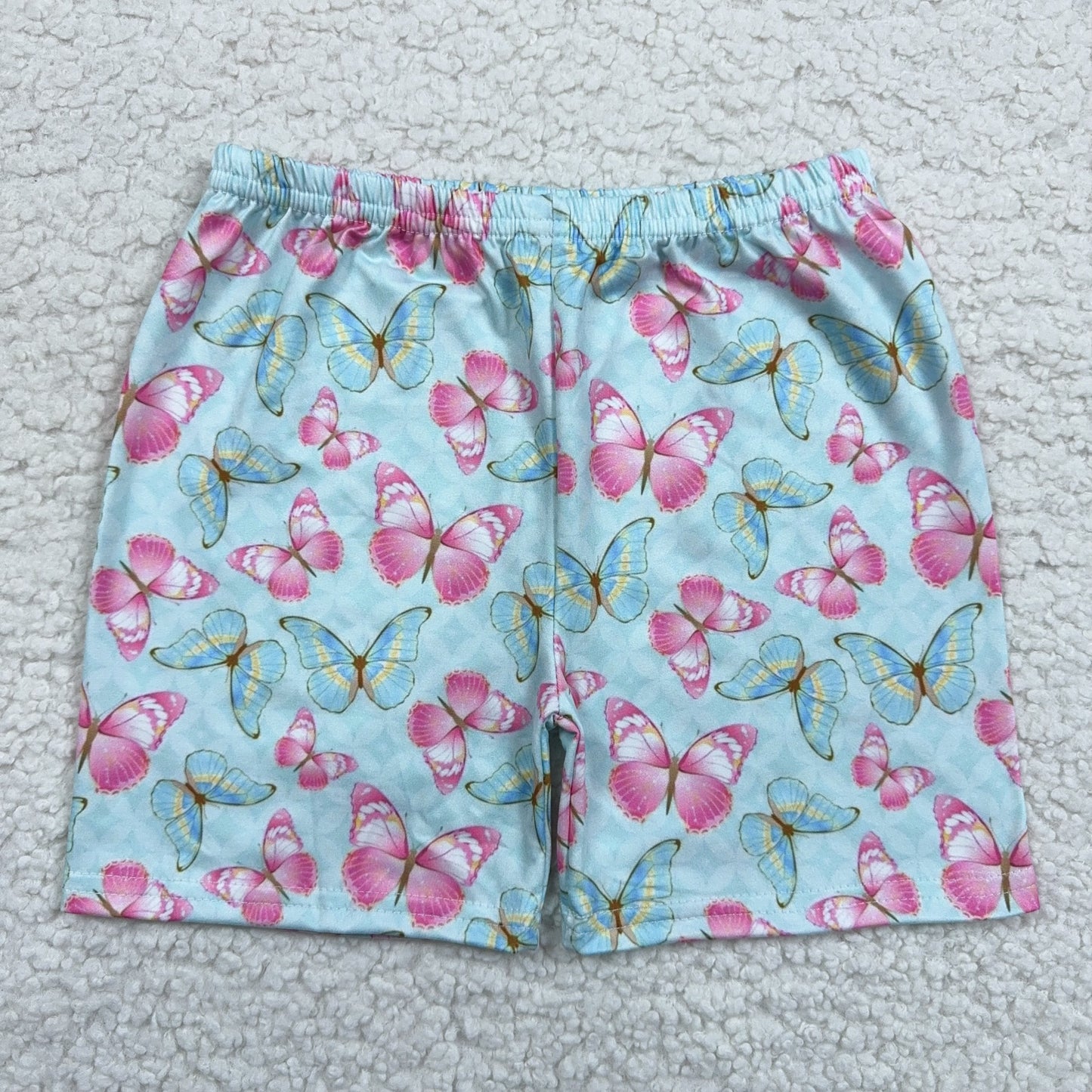 RTS SALES NO MOQ Blue Bow Shorts