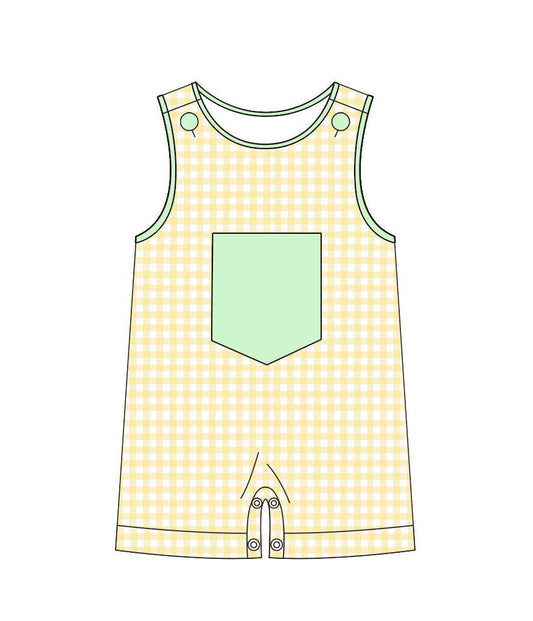 5.16custom each style moq 5eta 4-5week Sibling Sister green and white dots yellow girls and boys outfits and baby romper and dress match family design