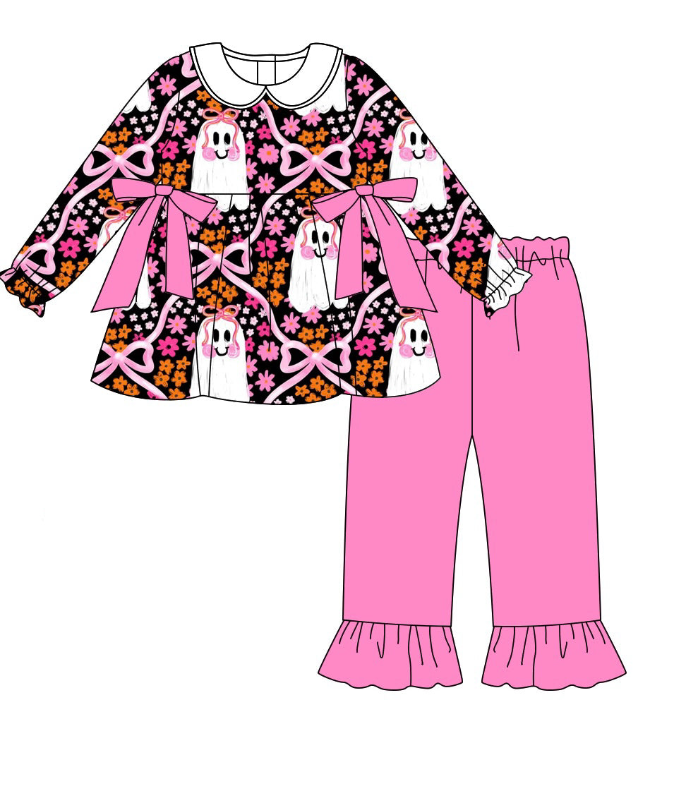 PRE ORDER Deadline  September 2  custom no moq  Pink long-sleeved trousers and bow tie suit