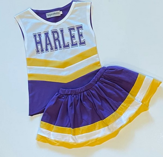 baby girl clothes team purple toddler girl summer outfit