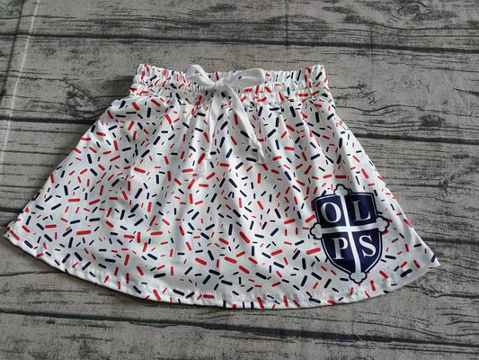 custom moq 3 eta 6-8weeks team adult and kids clothes girls  skirt