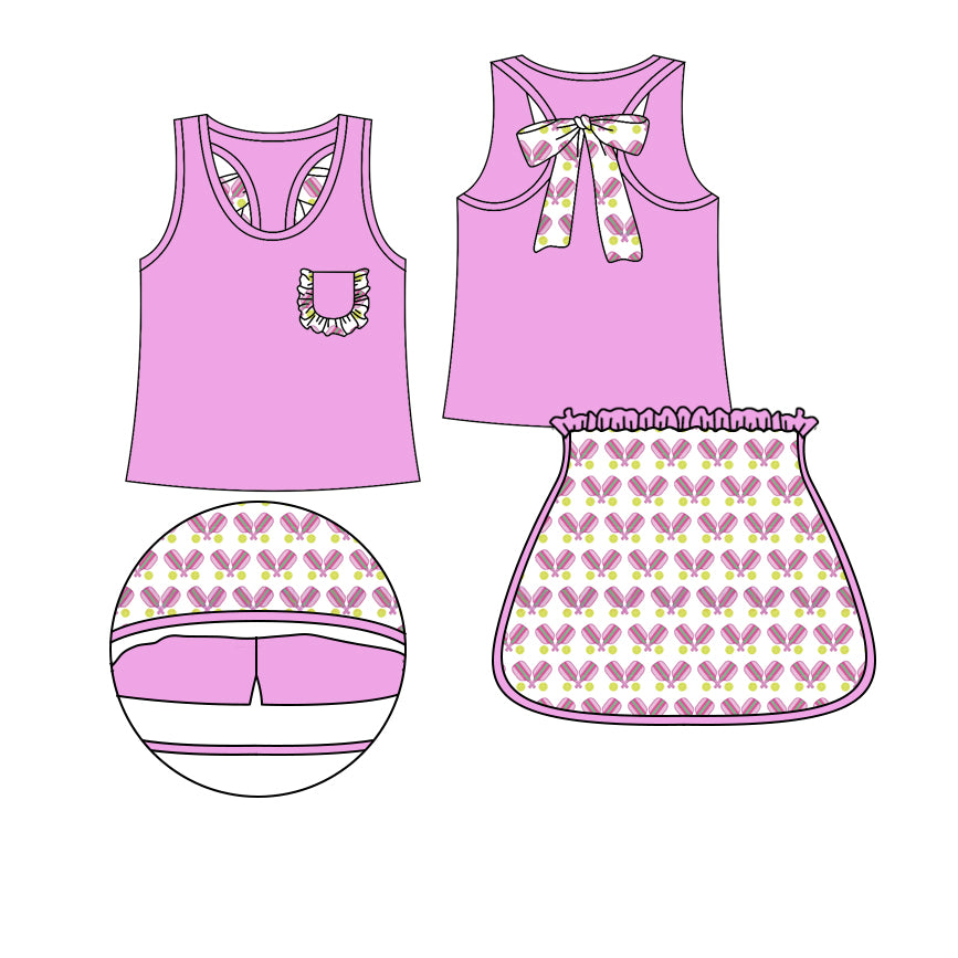 1.23 custom each style moq 5eta 4-6week Sibling Sister baby girl short sleeve shorts dress and dress 2 match design