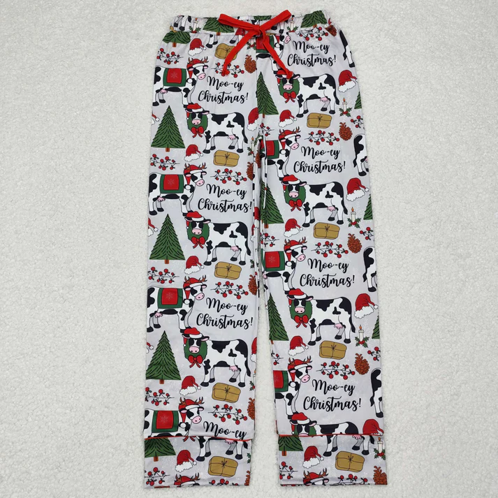 RTS NO MOQ Sibling adult clothes Christmas adult long pants