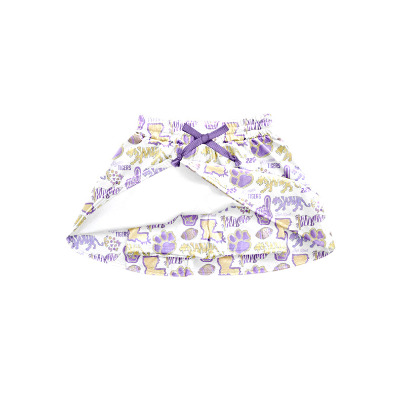 custom moq 3 eta 6-8weeks team Adult men and kids clothes girls skirt