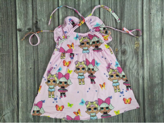 B11-9 Big head baby suspender skirt