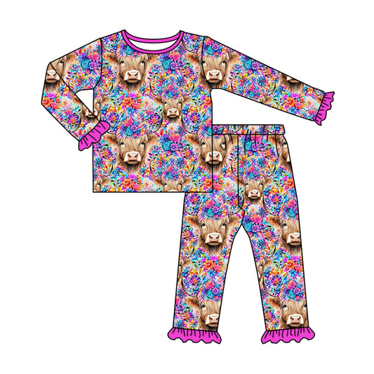 8.10 custom each style moq 5eta 4-6week Sibling Sister alpine colorful baby girl sets and dress and rompers match family design