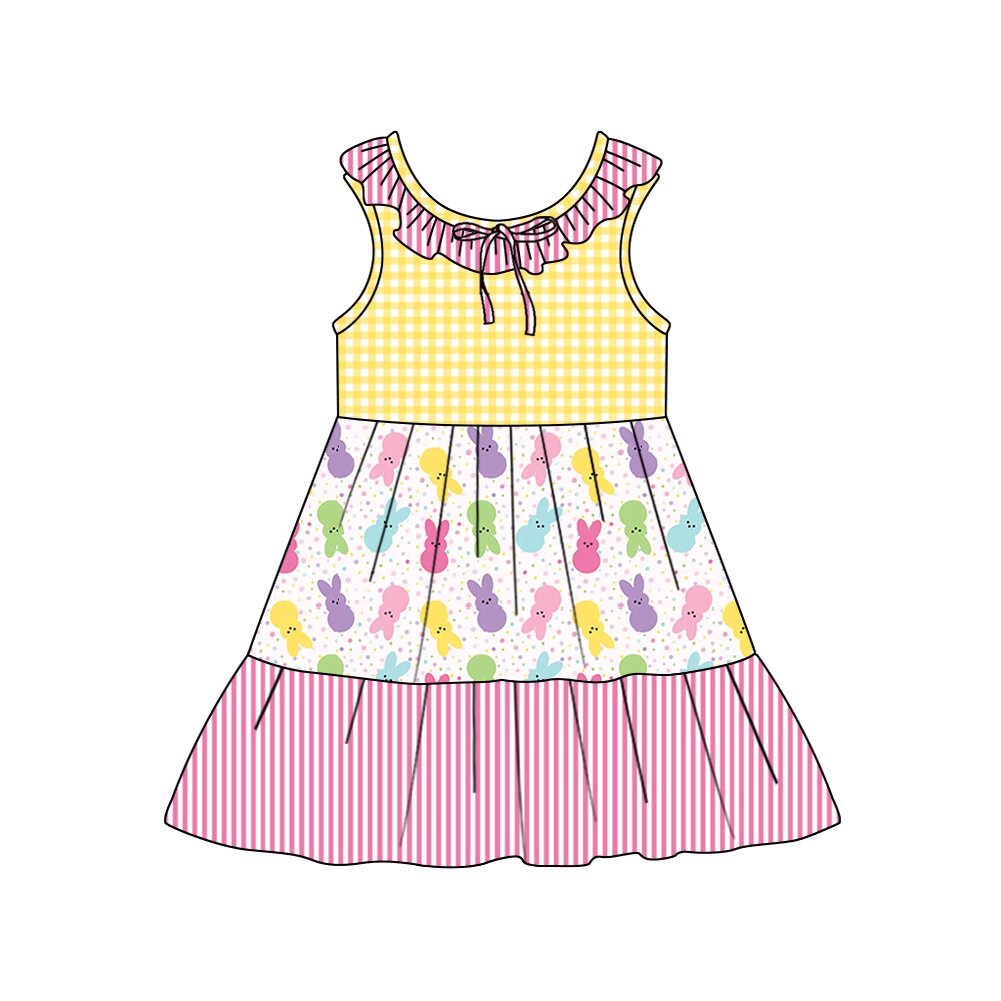 25.12.3 custom each style moq 5 eta 6-8week Sibling Sister baby girl short sleeves dress 6 match design