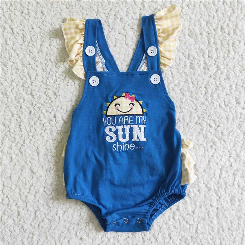 Baby Kids SUN YOU ARE MY SHINE Sibling Rompers Clothes Sets