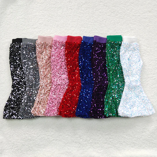 RTS NO MOQ SEAUIN All Colors Sequined Gari Safety Pants add  lining