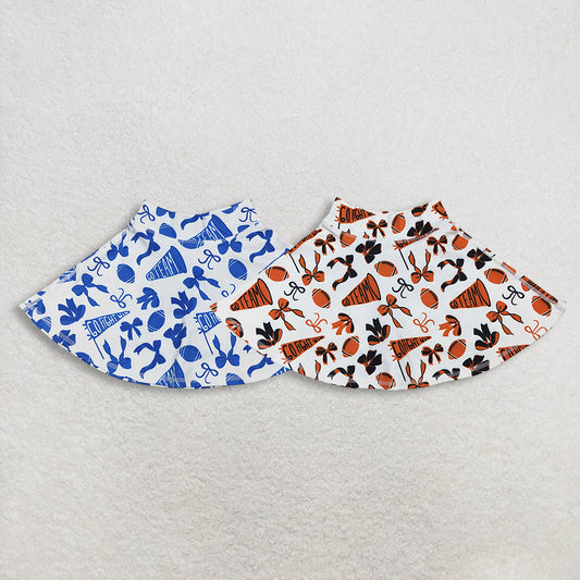 RTS NO MOQ Sibling baby girl clothes team bow yoga matching striped culottes skirts