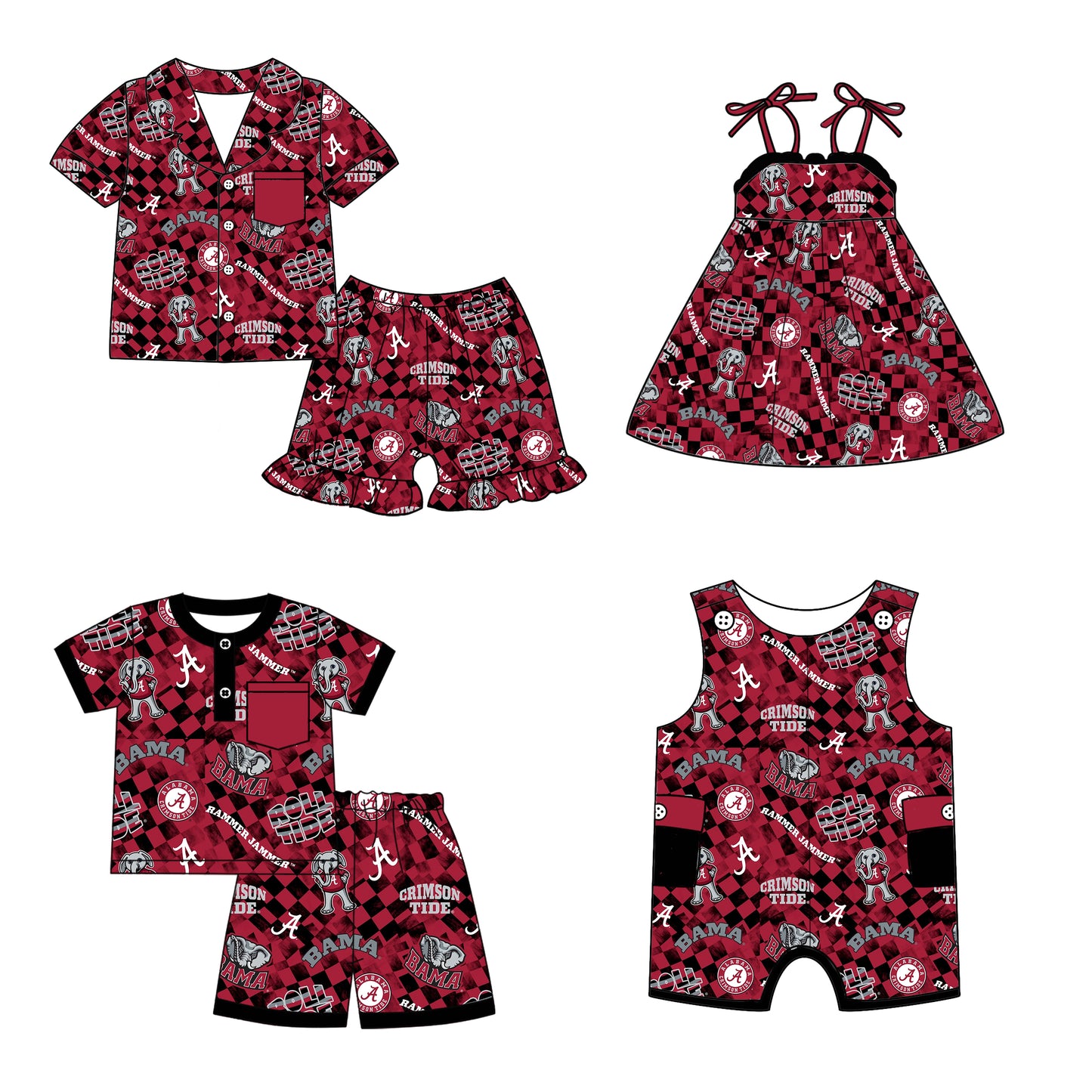 Custom summer teams baby girls clothes team brick red sets dress romper-25.5.6