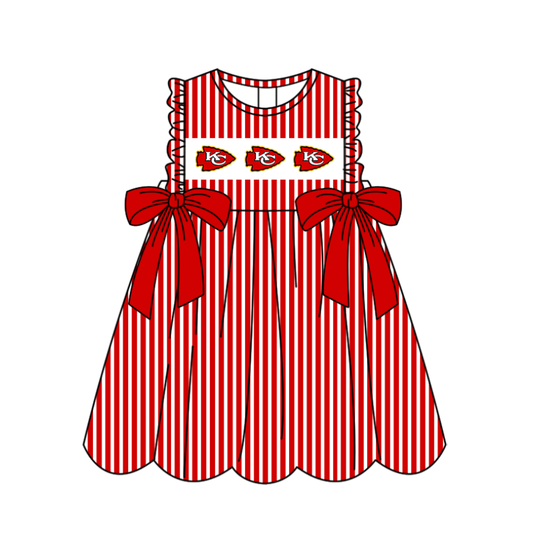 Custom moq 5 mix size milk silk baby girl clothes team summer red sleeveless dress-25.11.25