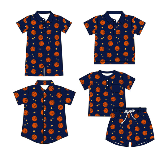 25.11.27 custom each style moq 5 eta 6-8 week Sibling Sister baby boy short sleeve shorts sets and boy rompers and top 2 match family design