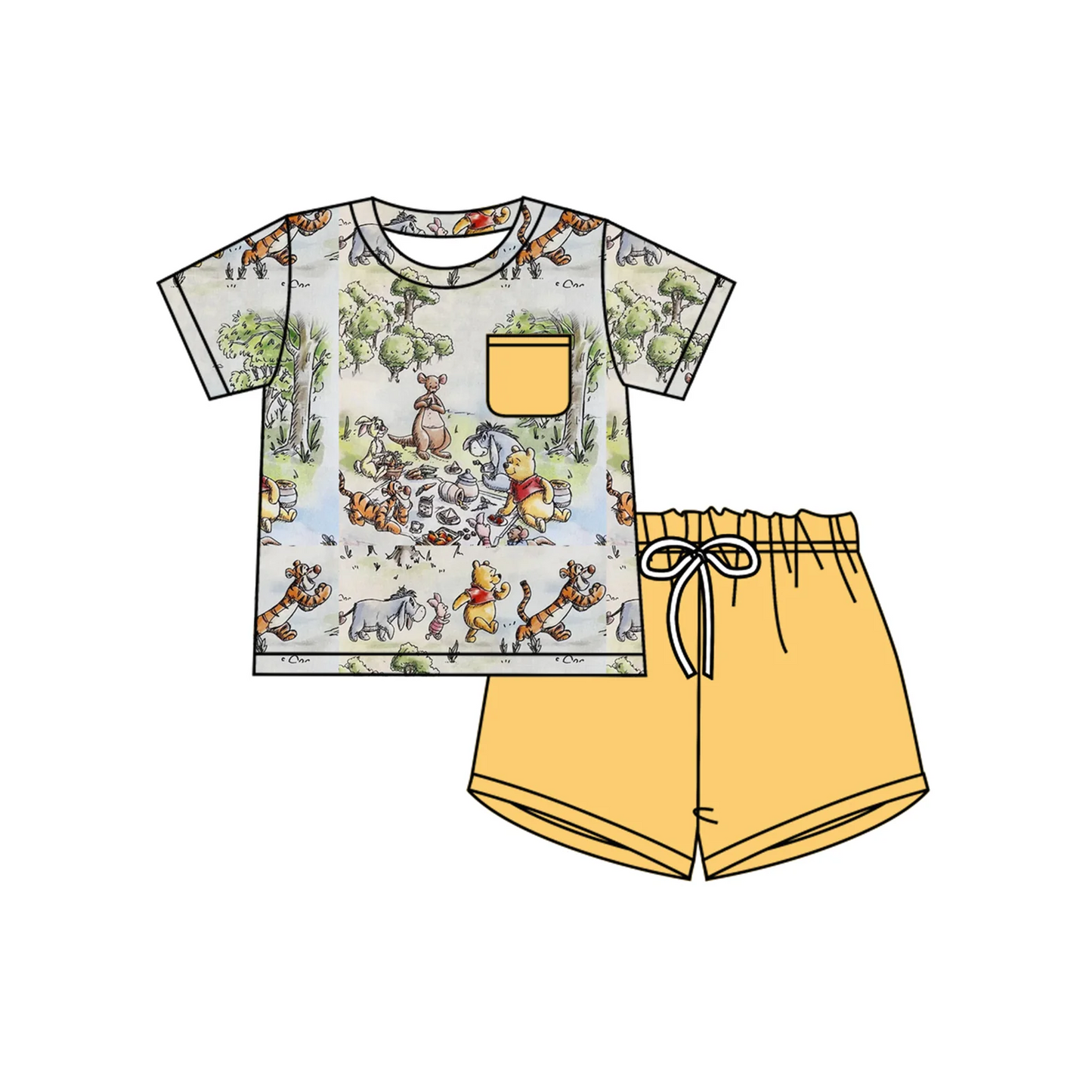 Deadline  MAY 7  Boys Yellow Winnie The Pooh Suit