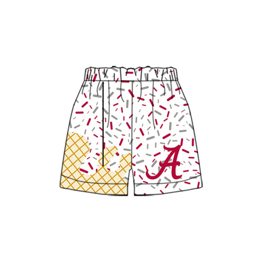 Deadline: February 9th custom no moq Team Girls Summer Team Beach Grain Summer Shorts