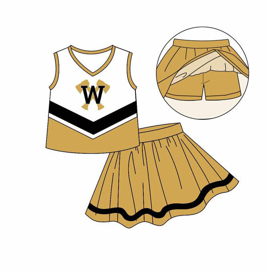 Deadline: Ends on February 25 custom no moq Team gold school uniform short-sleeved shorts