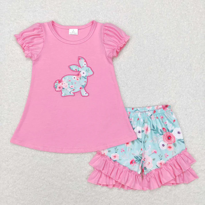 Baby Girl clothes Easter Shirt Shorts Summer Rompers Outfits Romper Clothes Sets