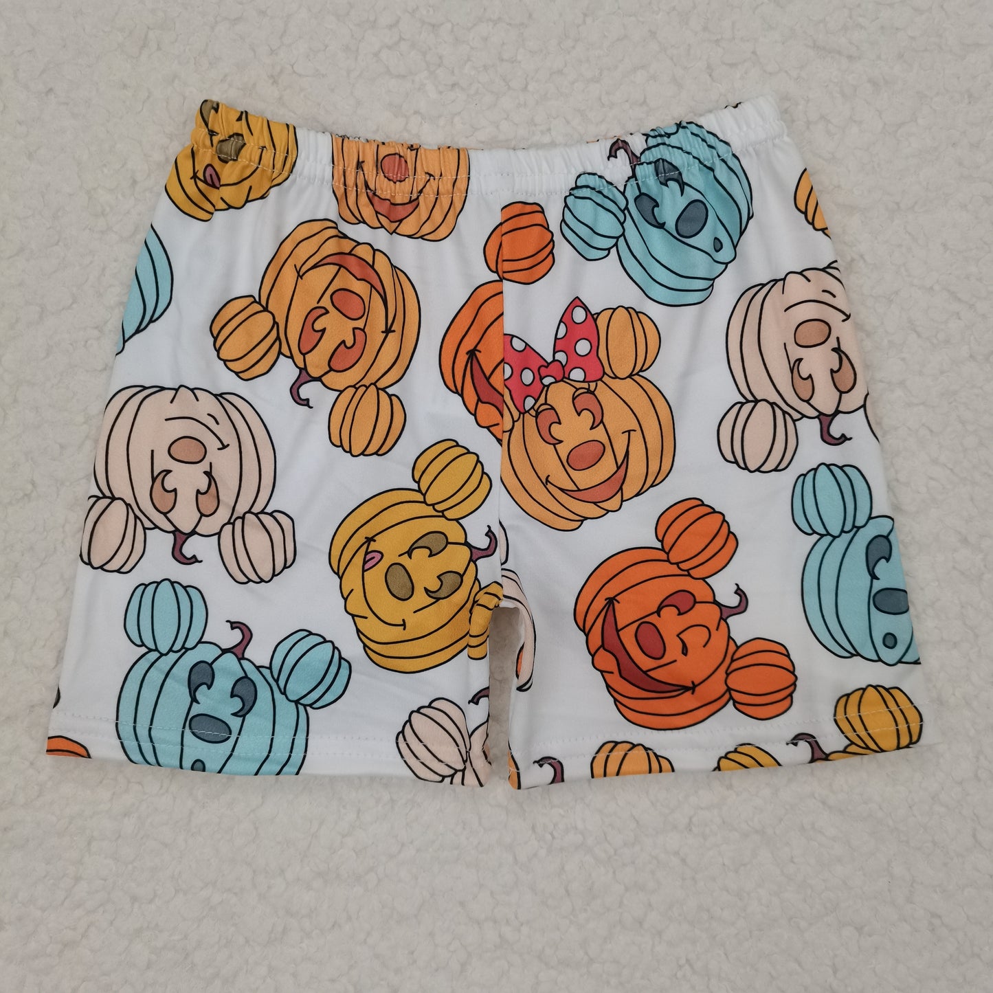 RTS SALES NO MOQ Colorful Pumpkin Shorts