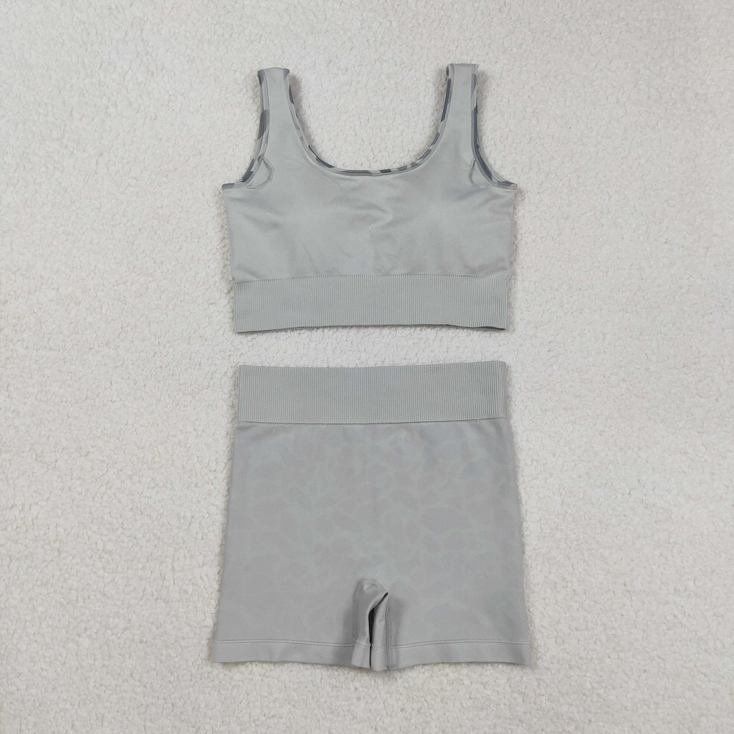 RTS NO MOQ Sibling Adult Women's camouflage Tank Top shorts sets