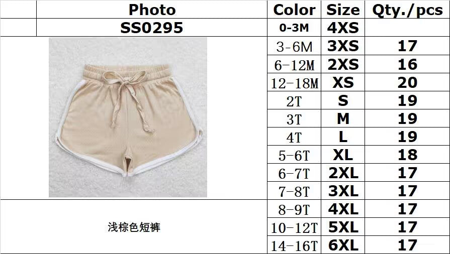 SS0295 light brown shorts