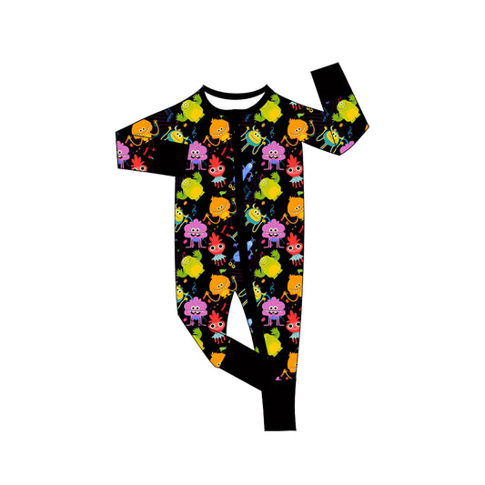 Custom moq 3 eta 7/8week moq 5 eta /4/5week Cartoon Long Sleeve Romper