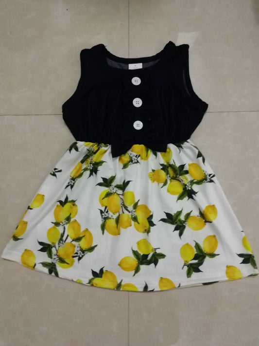 lemon summer skirt