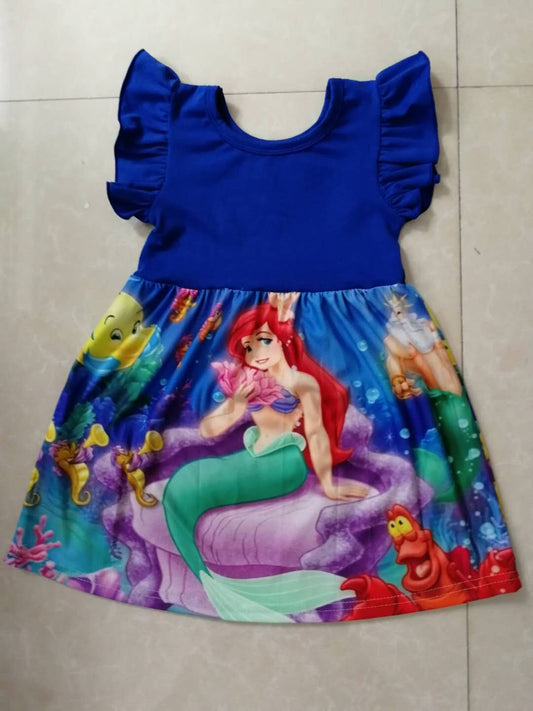 Blue Underwater World Summer Skirt