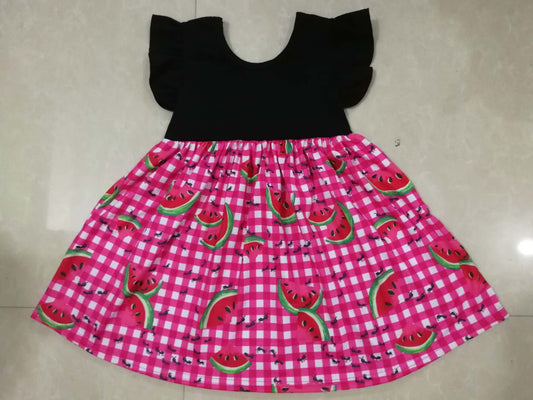 summer skirt watermelon plaid moq 5