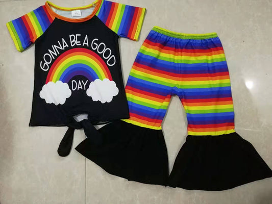 rainbow girl suit