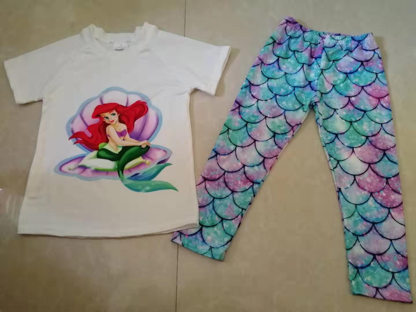 Underwater World Girls Pants Suit